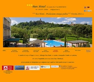 Webseite vom familienfreundlichen Parc Hotel in Poppi
