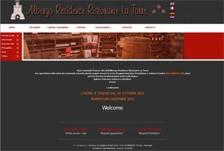 Webseite vom familienfreundlichen Albergo La Torre in Castiglione d'Intelvi (COMO)