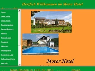 Webseite vom familienfreundlichen Motor Hotel Sonnenblick in L�tz