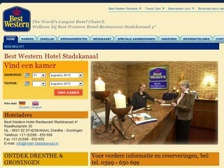 Webseite vom familienfreundlichen Hotel-Restaurant Stadskanaal in Stadskanaal