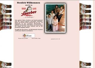 Webseite von Brauereigasthof Sperber-Bräu in Sulzbach-Rosenberg