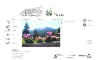 Webseite von Garni Ciasa Ai Pini in St. Kassian (BZ)