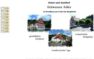 Webseite vom familienfreundlichen Hotel Schwarzer Adler in Streitberg