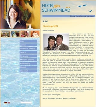 Webseite von Airport-Hotel am Schwimmbad in Hattersheim