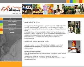 Webseite von Hotel garni Haus Ingeborg in Köln