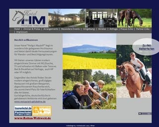 Webseite von Hotel Hofgut Mauloff in Weilrod-Mauloff