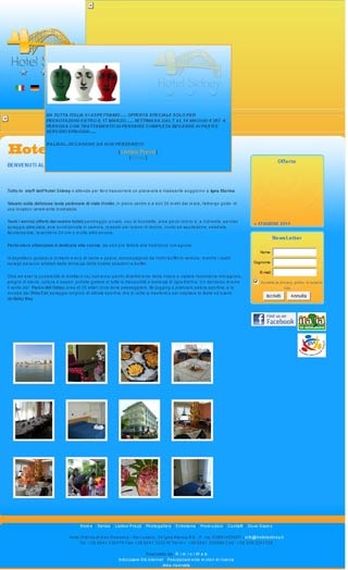 Webseite vom familienfreundlichen Hotel Sidney in Igea Marina bei Rimini