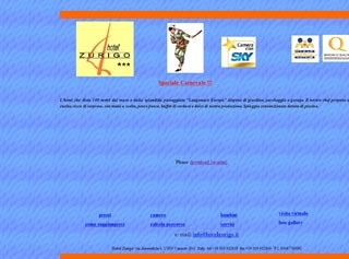 Webseite vom familienfreundlichen Hotel Zurigo in Varazze (Sv)
