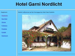 Webseite vom familienfreundlichen Hotel Nordlicht in Büsum