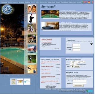 Webseite vom familienfreundlichen Hotel Poker in Riccione (RN)