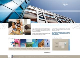 Webseite von Hotel Residenza Lido in Cesenatico (Fc)