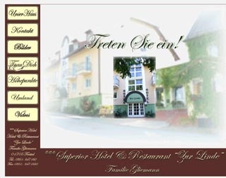 Webseite vom familienfreundlichen Hotel und Restaurant Zur Linde in Freital-Dresden