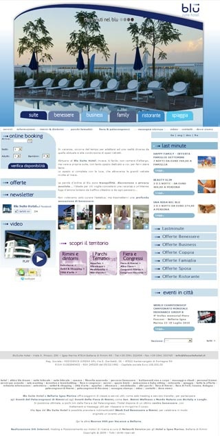Webseite von Hotel  Blu Suite in Bellaria Igea Marina (RN)