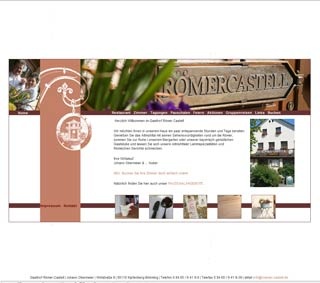 Webseite von Landgasthof R�mer-Castell in Kipfenberg / B�hming