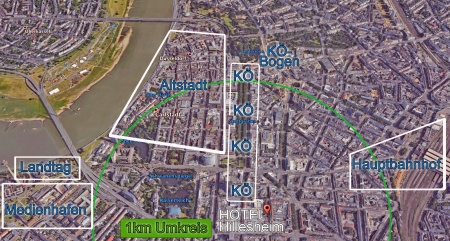 Flughafen Hotel Hotel Haus Hillesheim (seit 1894) in D�sseldorf