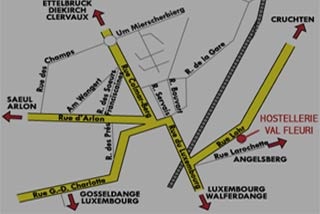 Flughafen Hotel Hostellerie Val Fleuri in Mersch