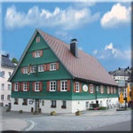 das Motorrad Hotel Stadthotel Zum Goldenen Hirschen in Lindenberg