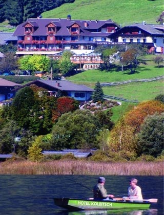 Fahrrad Hotel Kolbitsch in Weissensee in Gailtal / Naturarena KÃ¤rnten
