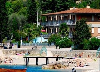 Fahrrad Ambienthotel Spiaggia am See in Malcesine in Gardasee