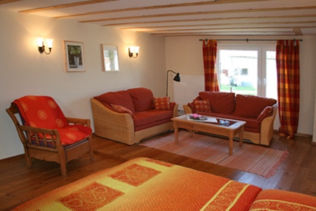  fahrradfahrerfreundliches Ferienwohnungen Schlössershof in der Vulkaneifel in Borler 