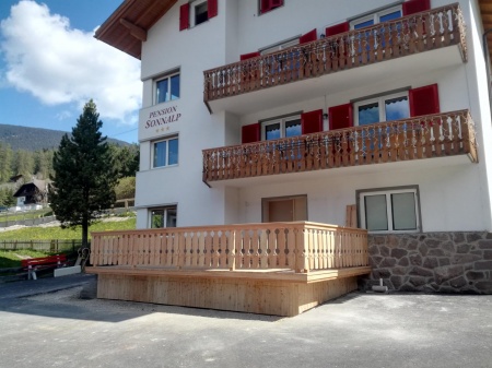  Fahrradtour übernachten im Hotel Pension Sonnalp in Ortisei 