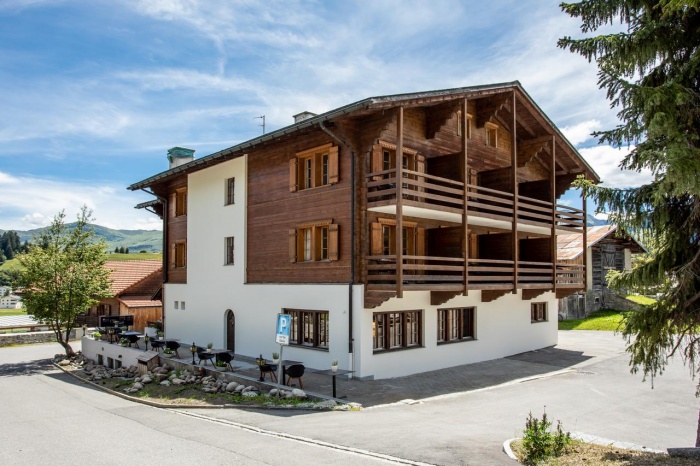  Fahrradtour übernachten im Hotel Mulin in Brigels 