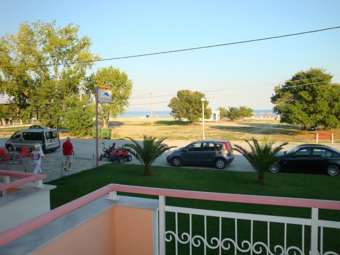 Motorrad Strand Pension Delfini in Asprovalta