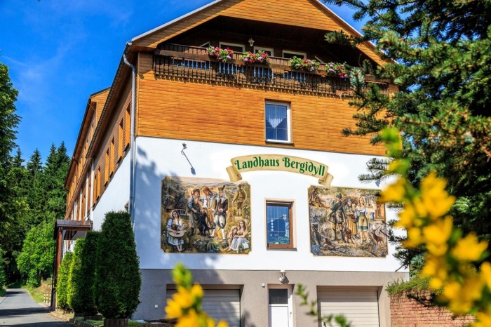  Familienfreundliches  Landhaus Bergidyll in Bärenstein 
