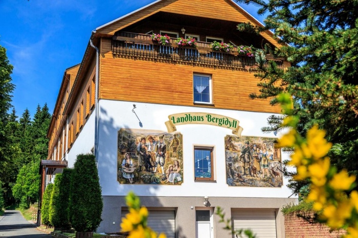 Motorrad Landhaus Bergidyll in Bärenstein