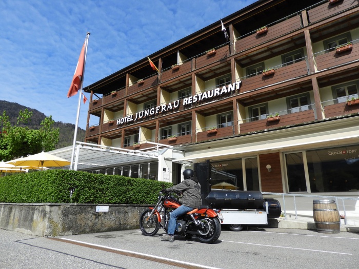 Biker Hotel JUNGFRAU HOTEL RESTAURANT in Wilderswil