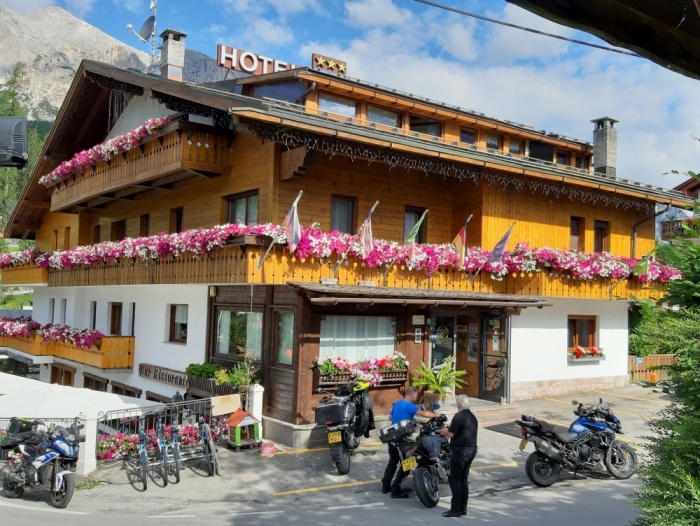  Fahrradtour übernachten im Sport Hotel Barisetti in Cortina d Ampezzo 