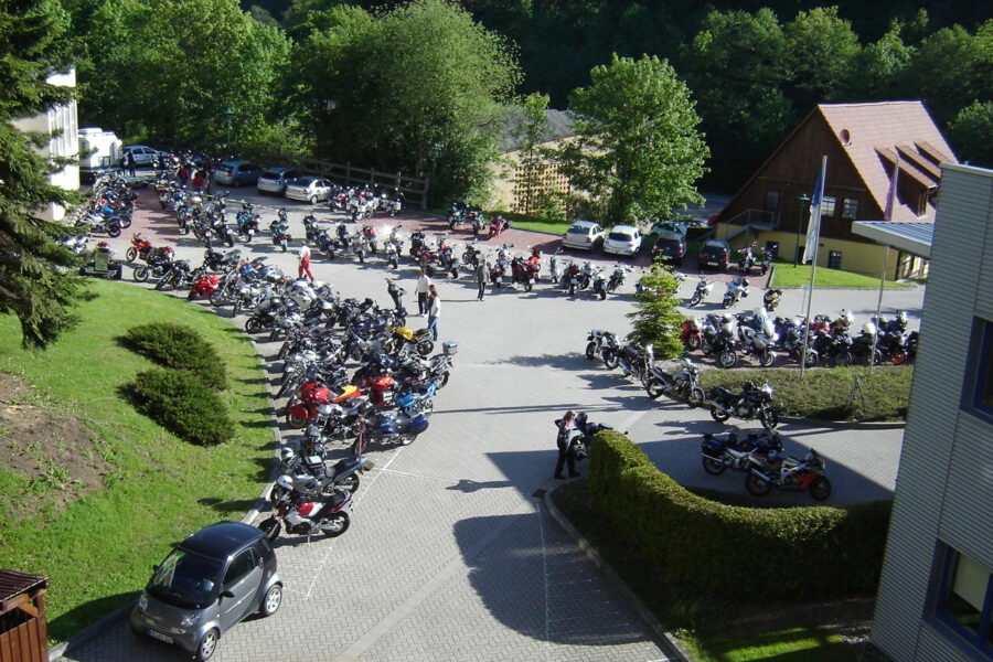 Motorrad MORADA HOTEL ALEXISBAD in Alexisbad