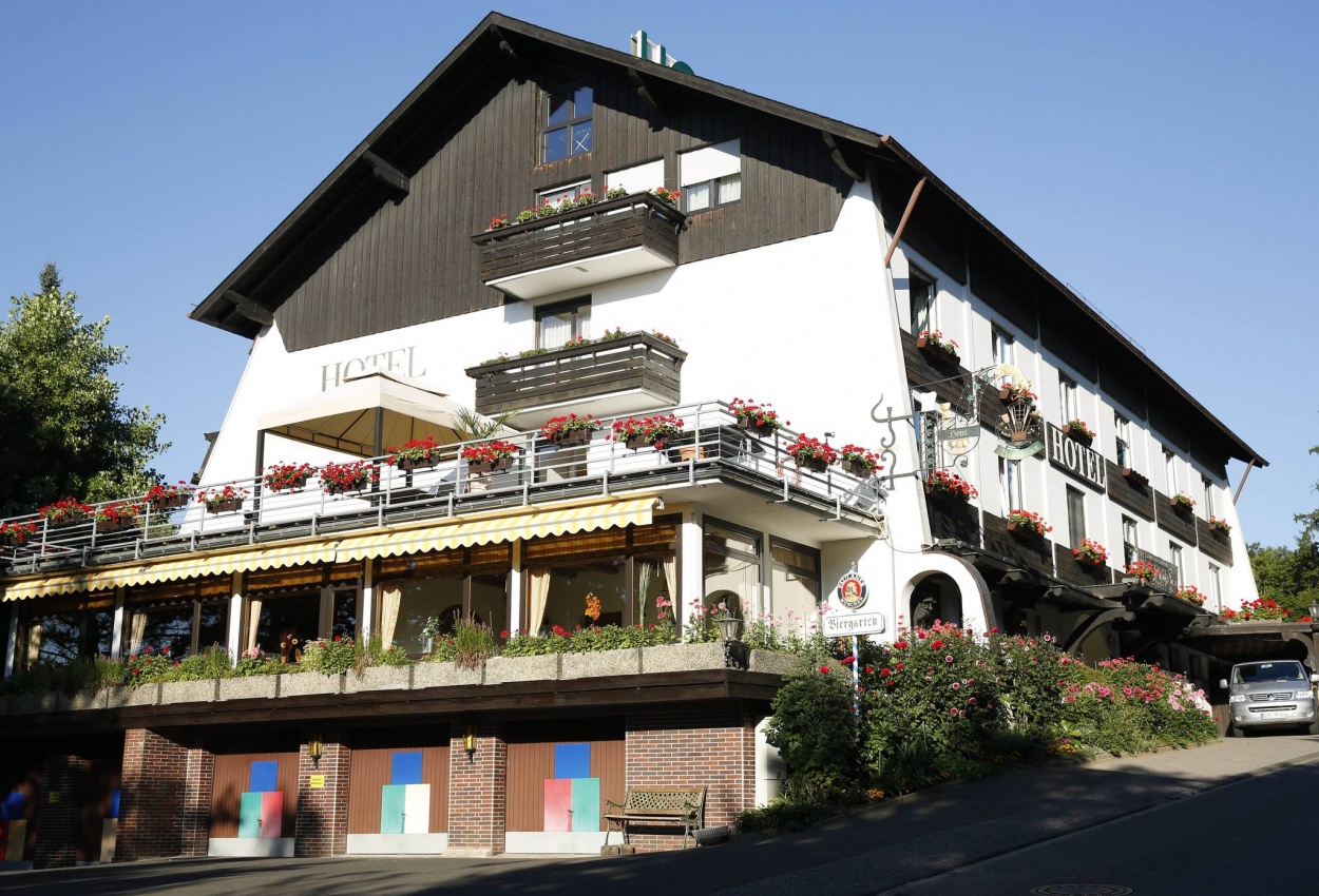  Radtour, übernachten in Hotel Restaurant Bergschlößchen in Simmern 