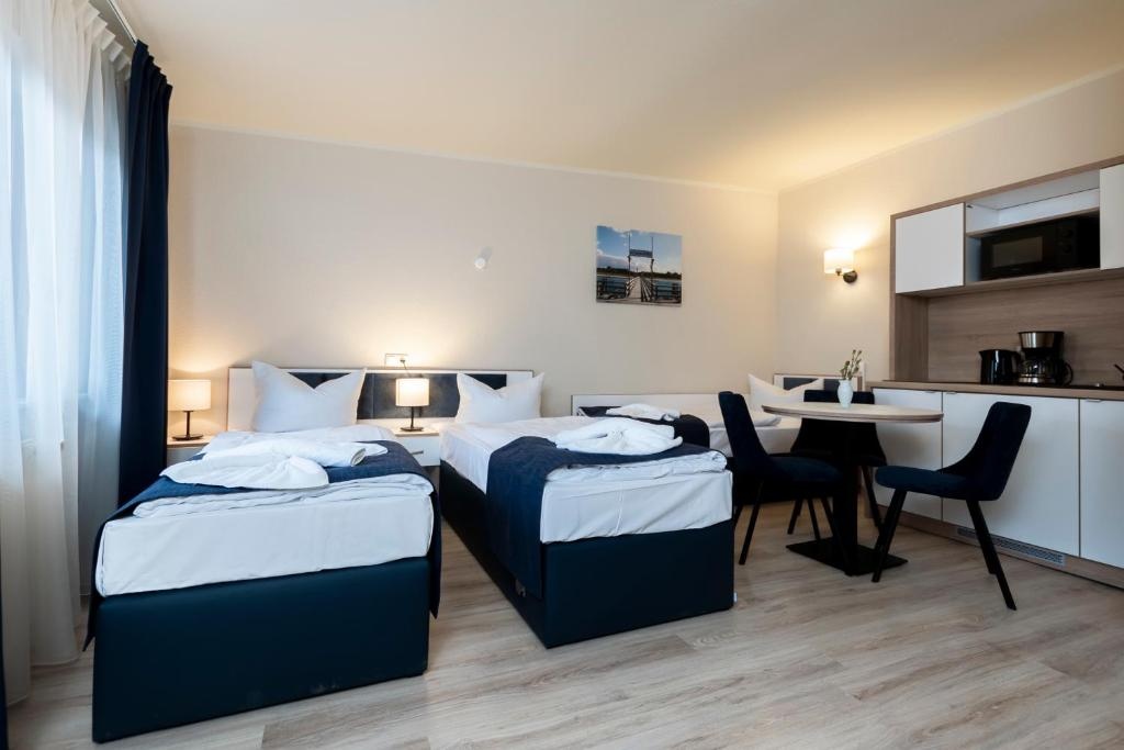 Motorrad- & Radsporthotel Aparthotel Stralsund in Stralsund – Hotelansicht