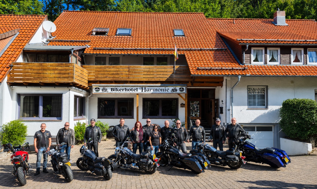 Motorradfahrerfreundliches Biker Hotel Harmoinie in Bad Grund