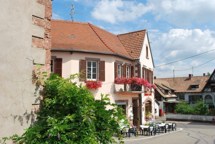  Fahrradtour übernachten im Hotel Restaurant Kleiber in Saint Jean Saverne 