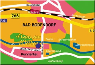  fahrradfahrerfreundliches Hotel Restaurant Cafe Haus am Weiher in Sinzig-Bad Bodendorf 