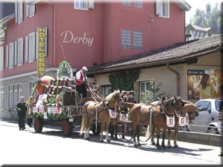  Radtour, übernachten in Hotel Derby in Interlaken 