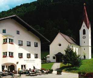  Fahrradtour übernachten im Gasthof Kronburg in Zams 