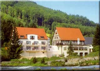  Fahrradtour übernachten im Hotel Gasthof Neumühle in Beuron - Thiergarten 