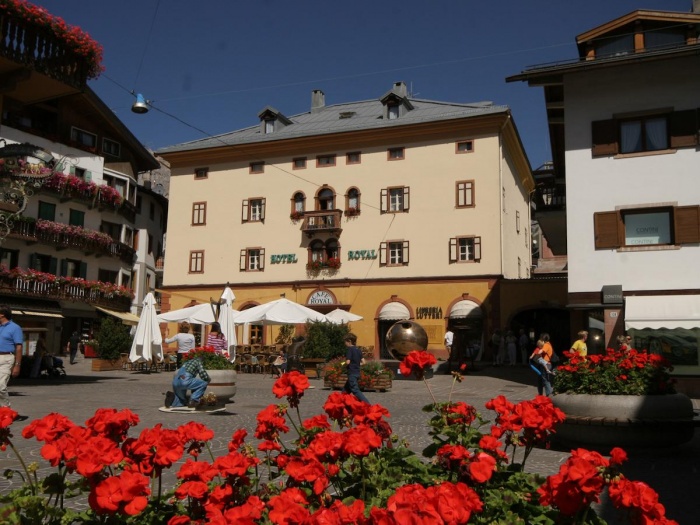  Our motorcyclist-friendly Royal Hotel Cortina  
