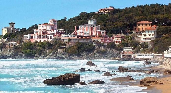  Fahrradtour übernachten im Hotel Baia del Sorriso in Castiglioncello 