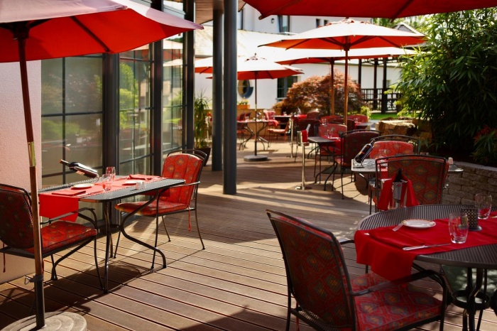  fahrradfahrerfreundliches Hotel Restaurant Dahm in Erpeldange / Ettelbruck 