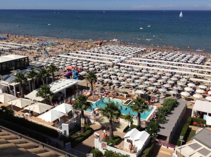  Radtour, übernachten in Hotel Poker in Riccione (RN) 