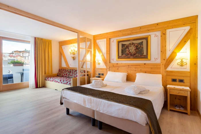  Radtour, übernachten in Piz Galin Grand Hotel in Andalo (Tn) 