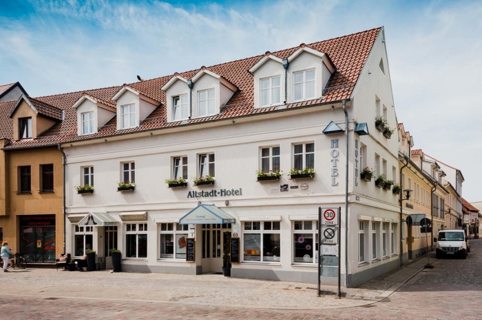 Fahrradfahrer Altstadt Hotel Stendal in Stendal