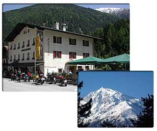 Motorradfahrerfreundliches Hotel Gomagoierhof in Gomagoi am Stilfserjoch