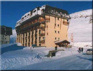 Fahrradfahrer Villaggio Olimpico Sestriere in Sestriere