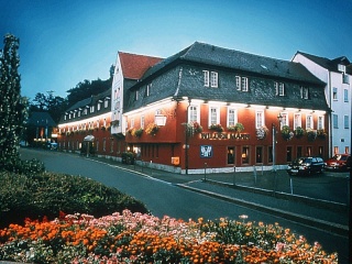 Fahrradfahrer Hotel Wilder Mann in Aschaffenburg