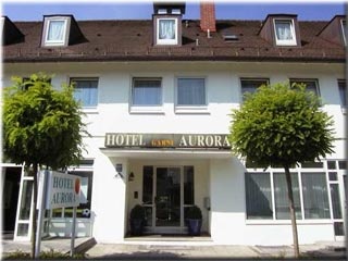 Fahrradfahrer Hotel Aurora in München